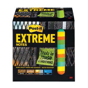Post-It Extreme 76X76Mm Assorted Pk12