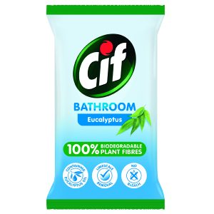Cif Bio Bath Wipes 80 Sheets Pk6